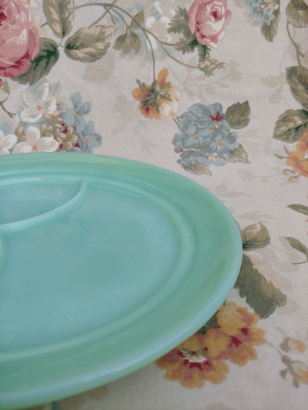 Vintage Fire King Jadeite Restaurant Ware 3 Compartment Grill Diner Plate - Picture 15 of 16